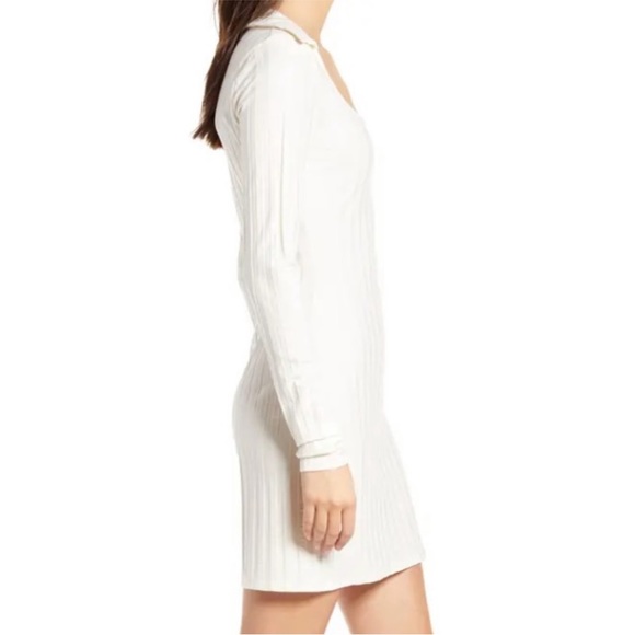 NEW Reformation Vittoria Dress Ivory Medium - Picture 7 of 17
